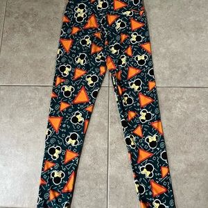 Lularoe mini mouse green leggings
